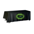 8' 4-Sided Non-Fitted Table Cover (Front Print with Stock Fabric Color)
